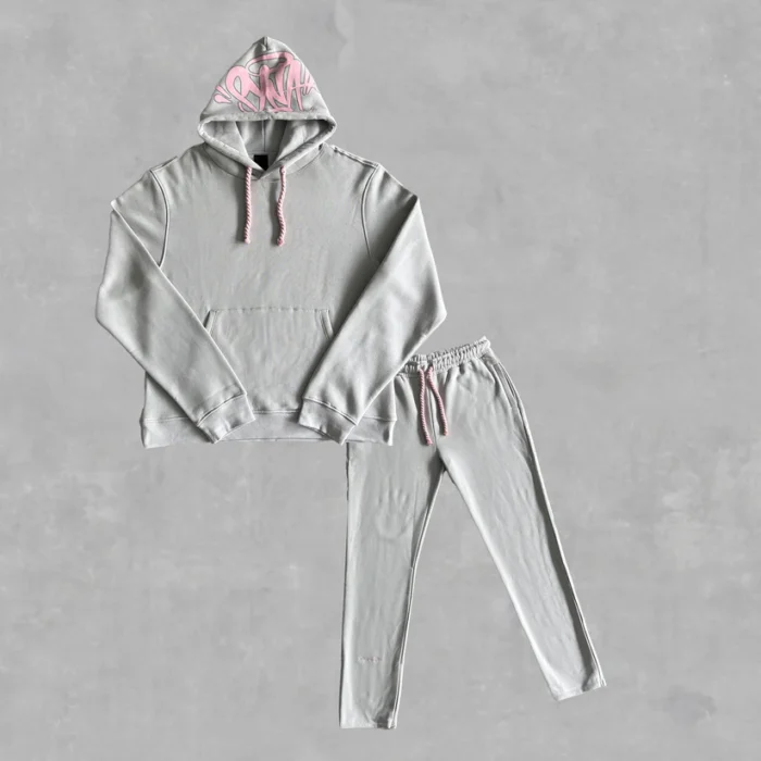 Syna Tracksuit Grey/Pink