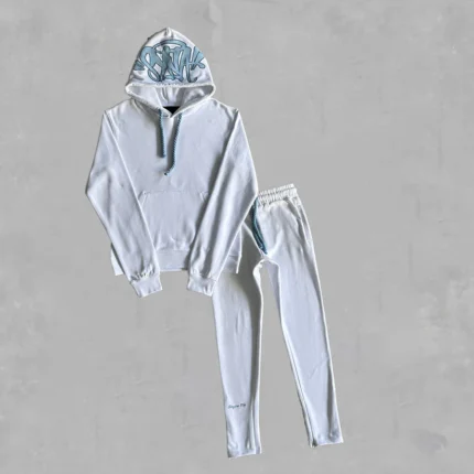 Syna Tracksuit White/Blue