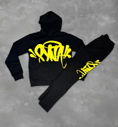 Syna World Tracksuit Black / Yellow