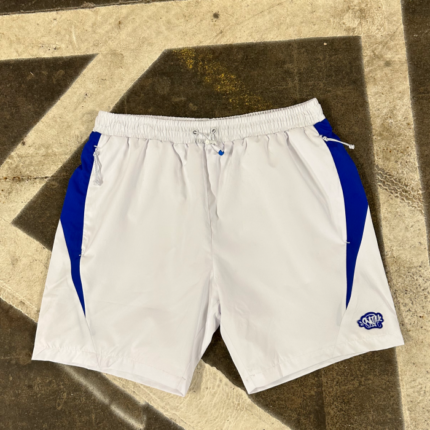 VORTEX WOVEN SHORT TRACKSUIT – WHITE/BLUE