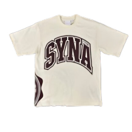 SYNA COLLEGE TEE – OFF WHITE