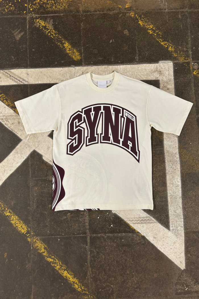 COLLEGE TEE – OFF WHITE
